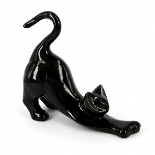 Статуэтка кошка черная HY1088-2A Claude Brize