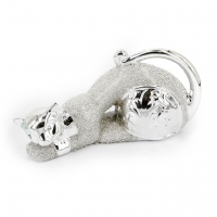 Статуетка кішка срібляста HY10P3044S Claude Brize