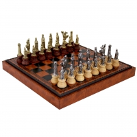 Шахматы элитные подарочные Средневековье 176MW 209L Italfama