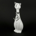 Статуэтка кот белый HY21095-1 Claude Brize