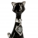 Статуэтка кот черный со стразой и стеклярусом HY21095-1 Claude Brize
