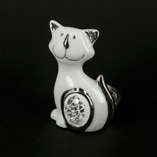 Статуетка кіт зі стеклярусом HY21132A Claude Brize