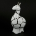 Статуетка жираф біла 18 см HY21150-2 Claude Brize