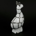 Статуэтка жираф белая 18 см HY21150-2 Claude Brize