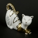 Статуетка біла кішка зі стразами HY21248-w Claude Brize