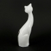 Статуетка кішка біла 21 см HY21310 Claude Brize