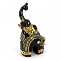 Статуэтка черный слон 21 см HY21374J Claude Brize