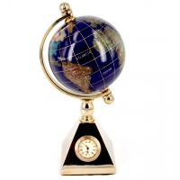 Глобус 80 мм с часами CA010-1 