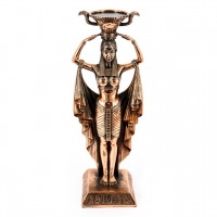 Статуэтка египтянка подсвечник для широкой свечи T316 Classic Art Статуэтка египтянка подсвечник для широкой свечи T316 Classic Art