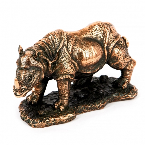 Статуэтка носорога из полистоуна E166 Classic Art