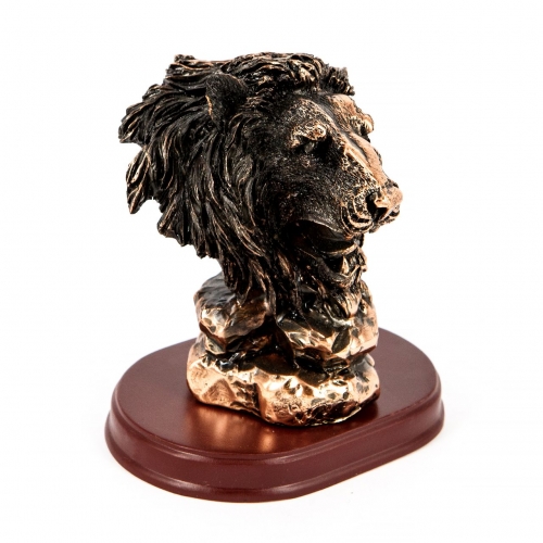 Статуэтка бюст льва фигурка на подставке E193 Classic Art