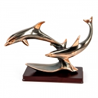 Статуэтка дельфины фигурка на подставке E251 Classic Art Статуэтка дельфины фигурка на подставке E251 Classic Art