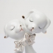 Фарфоровые статуэтки собак белые GR5 100310-01 Classic Art