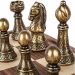 Шахматы Орех-Дуб с металлическими фигурами Стaунтон SKW33Z50K Manopoulos