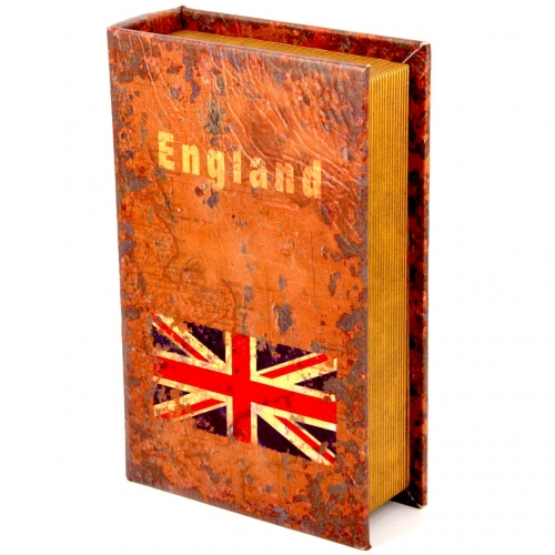 Шкатулка книга большая England KSH-PU1662B Decos