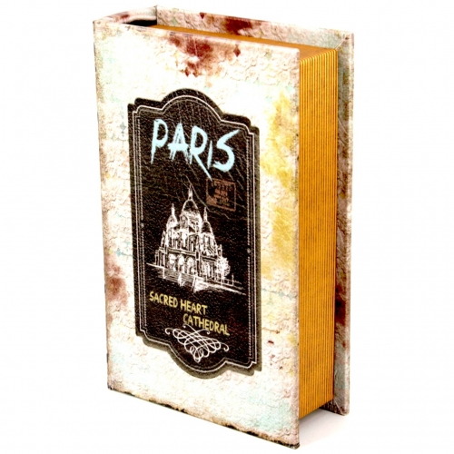 Шкатулка книга большая Paris KSH-PU1678B Decos