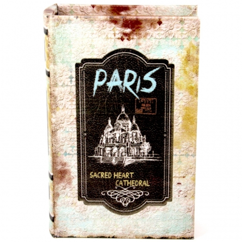 Шкатулка книга средняя Paris KSH-PU1678M Decos