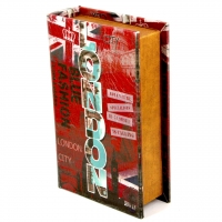 Шкатулка книга большая London KSH-PU1679B Decos Шкатулка книга большая London KSH-PU1679B Decos