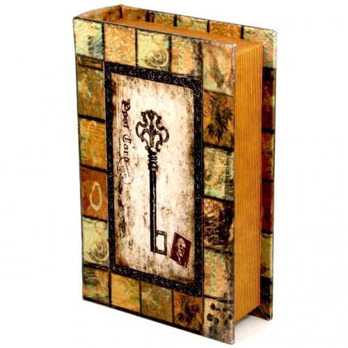 Шкатулка книга большая Ключ KSH-PU112SNB Decos - фото 1 Darunok.ua Шкатулка книга большая Ключ KSH-PU112SNB Decos