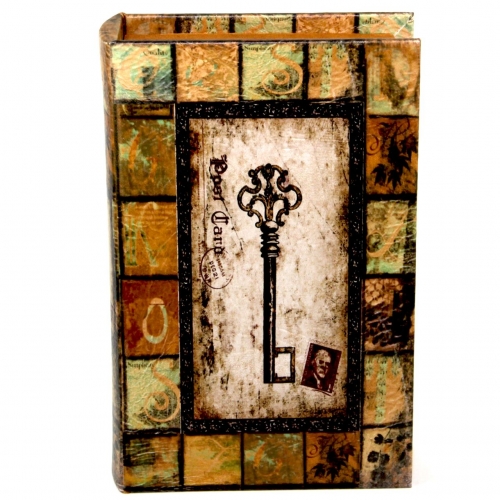 Шкатулка книга средняя Ключ KSH-PU112SNM Decos - фото 1 Darunok.ua Шкатулка книга средняя Ключ KSH-PU112SNM Decos