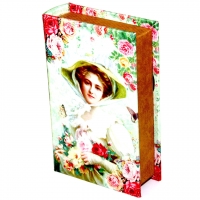 Шкатулка книга велика Дама KSH-PU114SNB Decos Шкатулка книга велика Дама KSH-PU114SNB Decos