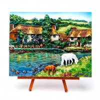 Картина объемная Лошади КОП-3-14 Two Captains