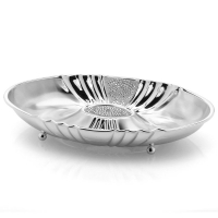 Фруктовница с посеребрением средняя 24 см Chinelli 2016206