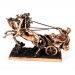 Статуэтка колесница в упряжке из коней и воин T697 Classic Art