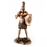 Статуэтка воина гладиатора фигурка со львом на щите T996 Two Captains Статуэтка воина гладиатора фигурка со львом на щите T996 Two Captains