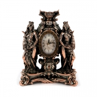 Статуэтка Фортуны с рогом изобилия часы настольные T1405 Classic Art Статуэтка Фортуны с рогом изобилия часы настольные T1405 Classic Art