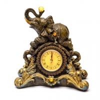 Статуетка слон камінний годинник 2111 