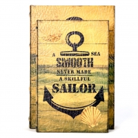 Набор книг шкатулок Sailor 2 шт KSH-PU1716 Decos Набор книг шкатулок Sailor 2 шт KSH-PU1716 Decos