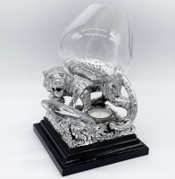 Набор с подогревом для бокала коньяка Тигр 2072600 Chinelli