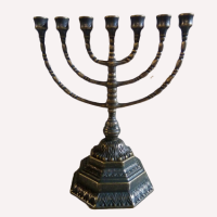 Еврейский подсвечник Менора в античном стиле большой на 7 свечей 82.306 ANT Alberti Livio