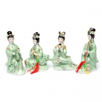 Китайські порцелянові статуетки дівчат 4 шт GR7 Classic Art