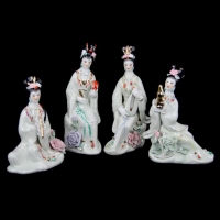Китайські статуетки з порцеляни дівчат 4 шт GR8 Classic Art