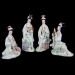 Китайські статуетки з порцеляни дівчат 4 шт GR8 Classic Art