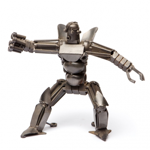 Статуэтка робот из металла СМР-2 A 