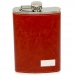 Фляга в коже на 10 унций под логотип красно коричневая A146-10C Hip Flask - фото 2 Darunok.ua Фляга в коже на 10 унций под логотип красно коричневая A146-10C Hip Flask