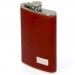 Фляга в коже на 10 унций под логотип красно коричневая A146-10C Hip Flask - фото 3 Darunok.ua Фляга в коже на 10 унций под логотип красно коричневая A146-10C Hip Flask