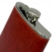 Фляга в коже на 10 унций под логотип красно коричневая A146-10C Hip Flask - фото 4 Darunok.ua Фляга в коже на 10 унций под логотип красно коричневая A146-10C Hip Flask