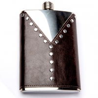 Фляга металева в чохлі TZ-03 Hip Flask
