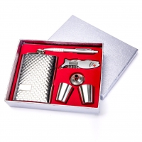 Подарочный набор с флягой для алкоголя рыбака TZ-08 Hip Flask