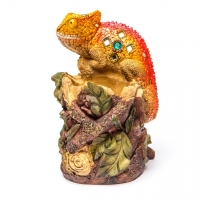 Статуетка Хамелеон підставка під ручки 2419B 