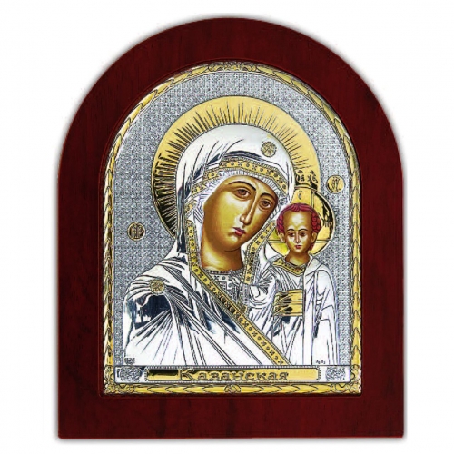 Ікона Казанська Божої Матері EP4-004XAG/P Silver Axion