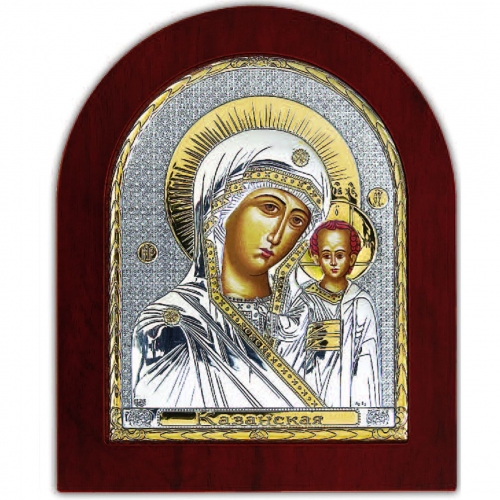 Ікона Божої Матері Казанська EP5-004XAG/P Silver Axion