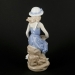 Фарфорова статуетка дівчина з глечиком і лебідь 0746 Classic Art