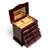 Шкатулка для украшений комод из дерева ШК-614 Janco Vincente