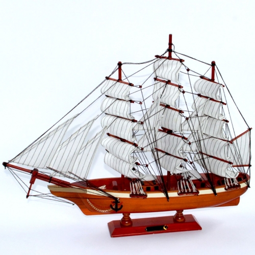Модель корабля з дерева Cutty Sark тисяча вісімсот шістьдесят дев'ять 65 см 6001 Two Captains