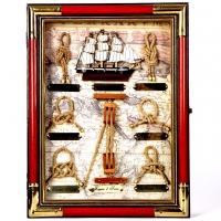 Ключница на стену на 6 ключей морская Cutty Sark 3325A Two Captains